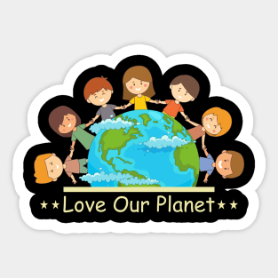 Love our Planet Sticker